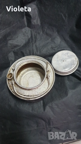 Много стар войнишки чайник., снимка 3 - Антикварни и старинни предмети - 53334969