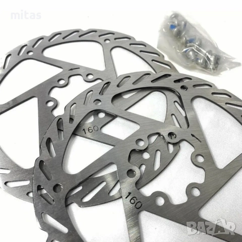 Комплект хидравлични дискови спирачки ABSOLUTE + 160мм дискове, снимка 12 - Части за велосипеди - 53765655