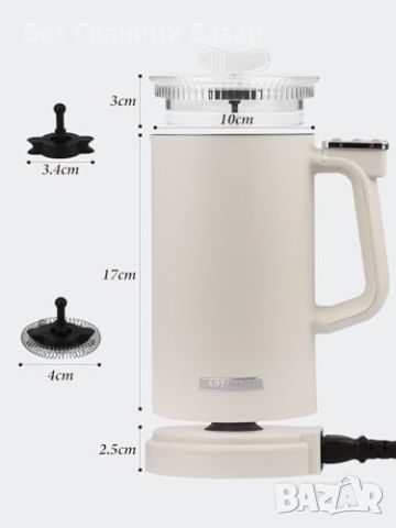 Нов Уред за разпенване / затопляне на мляко Млечна пяна за секунди Кафе, снимка 6 - Други - 45505510