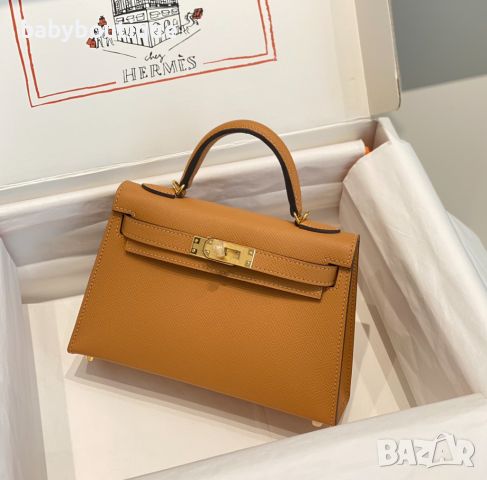 Hermes Mini Kelly 2, снимка 8 - Чанти - 45424914