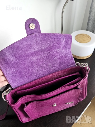 Дамска чанта от естествена кожа, снимка 4 - Чанти - 53428260