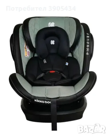 Като ново! Столче за кола цвят мента от 0-36 кг, снимка 6 - Столчета за кола и колело - 50312130