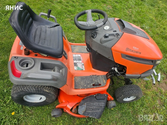 ТРАКТОРНА КОСАЧКА HUSQVARNA 21.КОНЯ. ПЕРФЕКТНА , снимка 9 - Градинска техника - 54295791