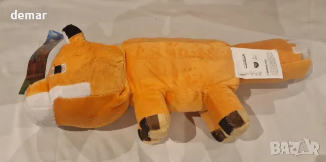 Плюшена възглавница Jay Franco Minecraft Fox - 50 см мека плюшена играчка, снимка 8 - Възглавници - 50255791