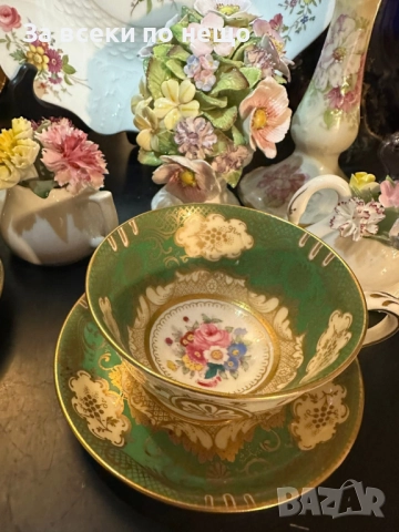 Crown Staffordshire England - Circa 1930 Pattern A 13460 Код P1648, снимка 11 - Сервизи - 52932842