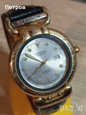 Часовник"Catamaran"Mariner 6284 (vintage), снимка 3 - Антикварни и старинни предмети - 52367976