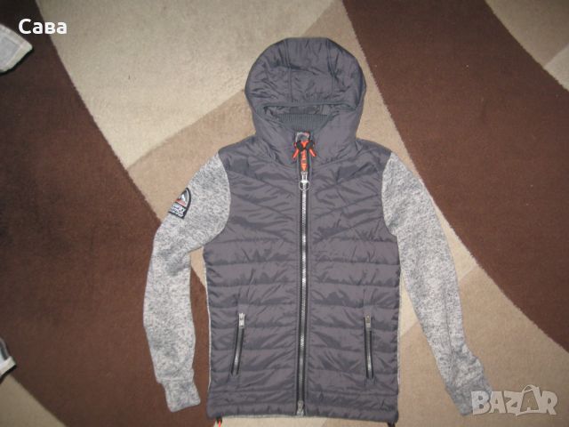 Ватиран суичър SUPERDRY  мъжки,С, снимка 2 - Суичъри - 45241930