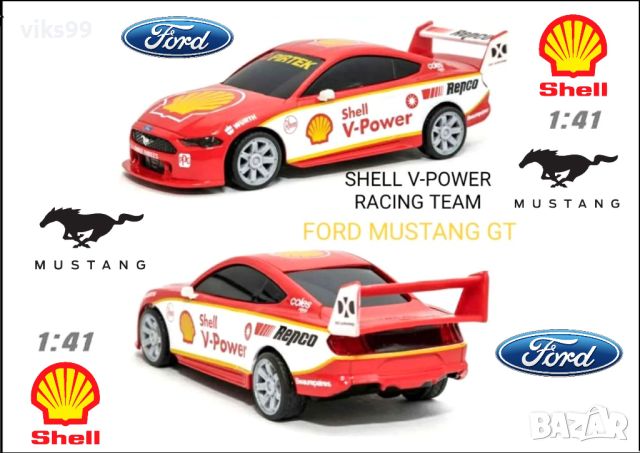 Shell V-Power Racing Team Ford Mustang GT 1/41 , снимка 1 - Колекции - 46414175