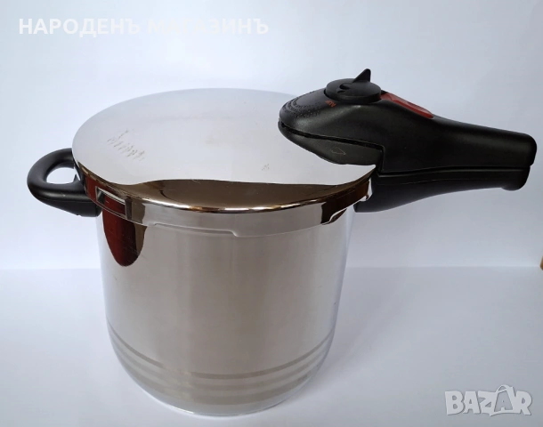 BEEM – Оригинална немска тенджера под налягане – голям размер 7 литра кухня готвене , снимка 3 - Съдове за готвене - 53287558