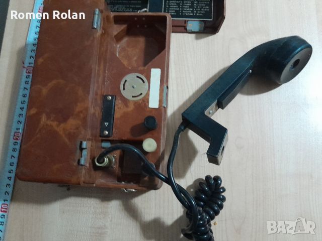 стар военен  телефон , снимка 3 - Антикварни и старинни предмети - 45784772