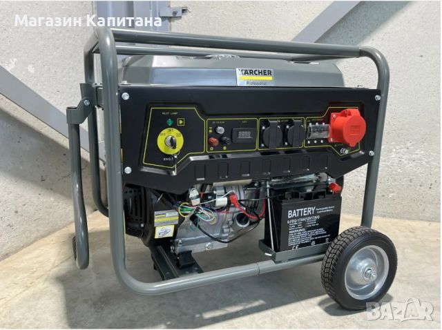 Трифазен генератор за ток KACHER 7,5 KW, снимка 4 - Други машини и части - 45671307