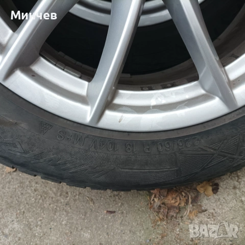 Оригинални 18 цола джанти за БМВ със зимни гуми и вентили с датчици, снимка 12 - Гуми и джанти - 53995409