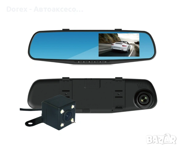 Огледало за обратно виждане с камера и LCD 4.5", снимка 11 - Аксесоари и консумативи - 53618130