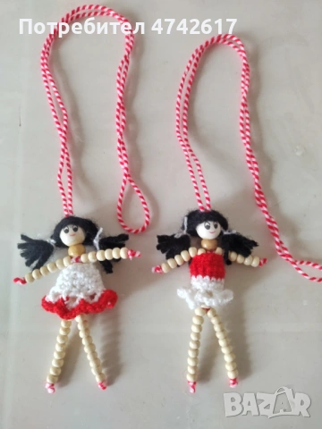 Мартеници- ръчна изработка, снимка 17 - Български сувенири - 53536479