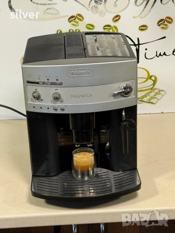 Кафемашина кафе автомат delonghi magnifica с гаранция, снимка 5 - Кафемашини - 53752862