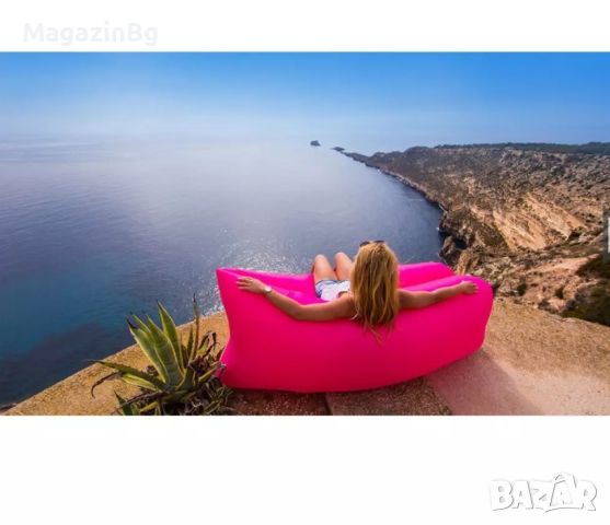 Самонадуваемо водоустойчиво въздушно легло Air Bed+ раничка leglo 

, снимка 5 - Други стоки за дома - 45719621