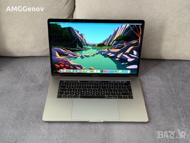 15.4'Macbook Pro 15 2018 Touchbar/Core i7/16GB DDR4/Radeon 555X/256GB, снимка 2 - Лаптопи за работа - 53113974