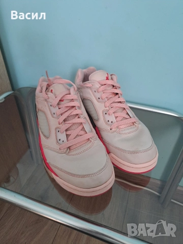 Дамски маратонки Jordan Air Jordan 5 pink 40' Air Jordan 5 Low "Arcti, снимка 7 - Маратонки - 53753659