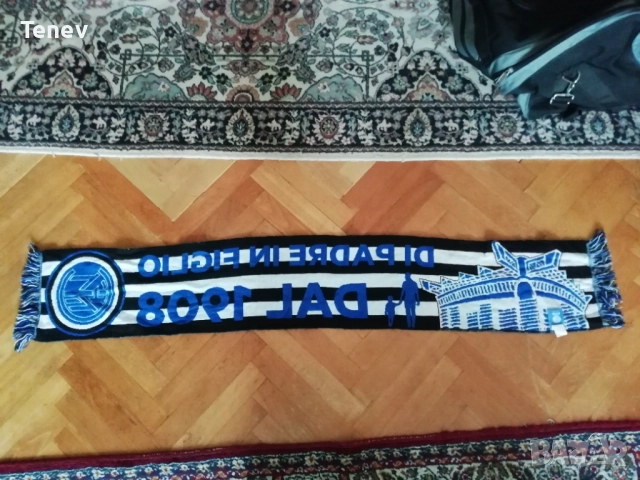Inter Milan оригинален официален шал От Баща за Син Inter Milan Di Padre In Figlio 1908 , снимка 2 - Футбол - 52985643