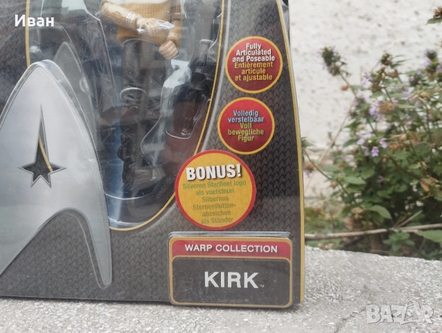 Фигурка на капитан Kirk Star trek , снимка 3 - Фигурки - 52100491