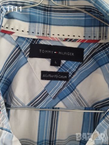 Риза Tommy Hilfiger размер L-XL., снимка 2 - Ризи - 46502932