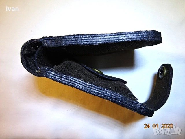 мъжки портфейл от естествена кожа /ръчна изработка/, снимка 4 - Портфейли, портмонета - 53210138