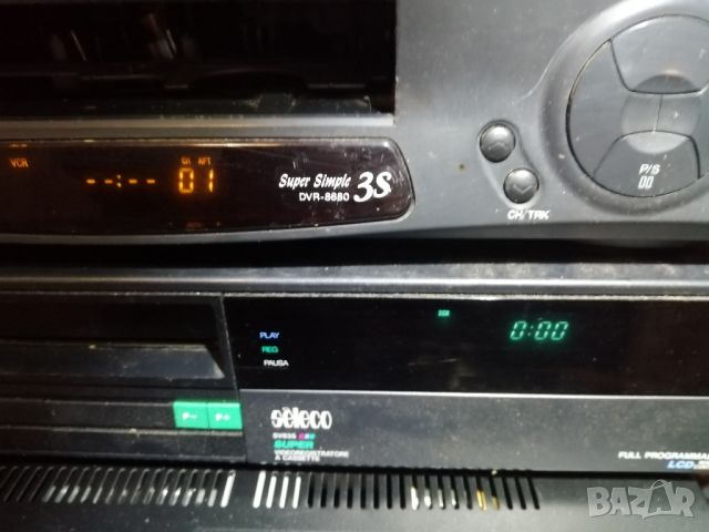 2 бр.VHS апарати-Daewoo DVR-8680 - Seleco SV-835S, снимка 2 - Плейъри, домашно кино, прожектори - 46579571