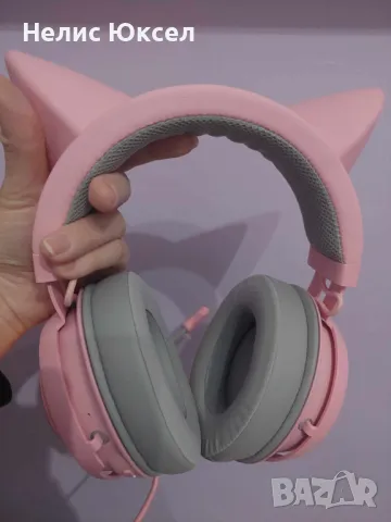 RAZER KRAKEN QUARTZ Kitty edition, снимка 7 - Слушалки и портативни колонки - 48997169