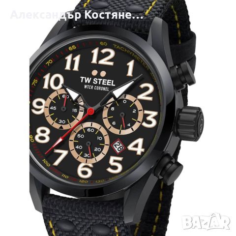 Мъжки часовник TW Steel Boutse Ginionj WTCR Team Spec Edt. Chronograph, снимка 5 - Мъжки - 46162468