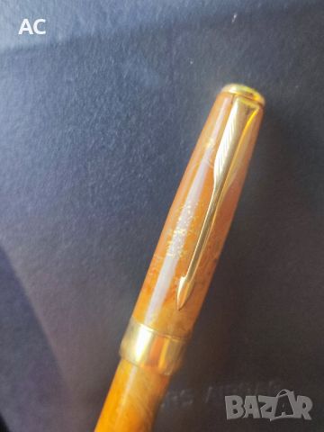 златна писалка 18K PARKER с китайски лак, снимка 8 - Други ценни предмети - 46295519