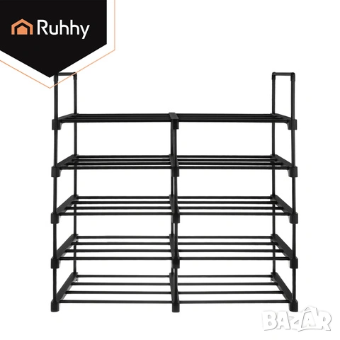 Метална етажерка за обувки / Поставка за обувки / Рафт за обувки, снимка 5 - Етажерки - 53667284