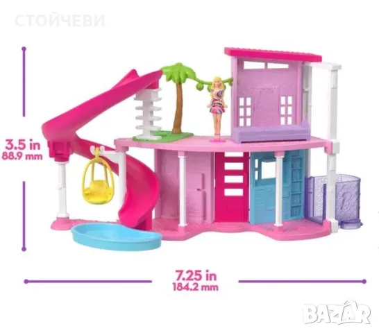 Къща-мечта Mattel Mini Barbieland, снимка 2 - Играчки за стая - 48649361