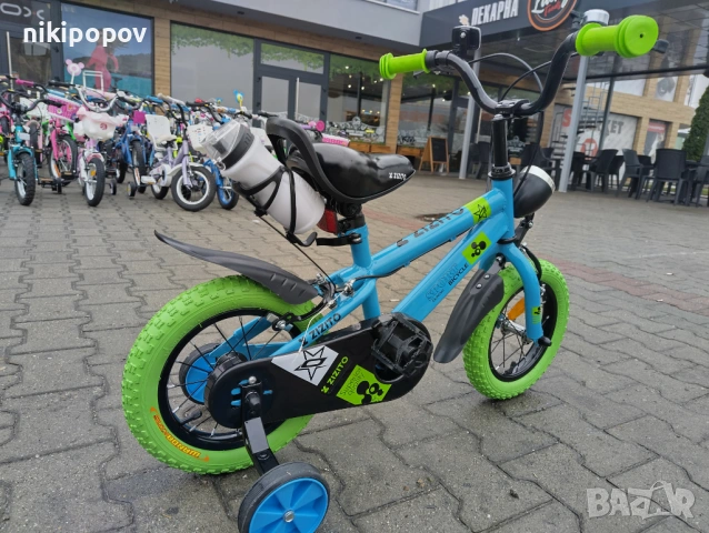 ZIZITO Велосипед 12" TOMMY син, снимка 4 - Велосипеди - 53531910