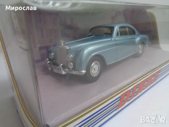 1:43 DINKY MATCHBOX BENTLEY CONTINENTAL КОЛИЧКА МОДЕЛ, снимка 2 - Колекции - 47425888