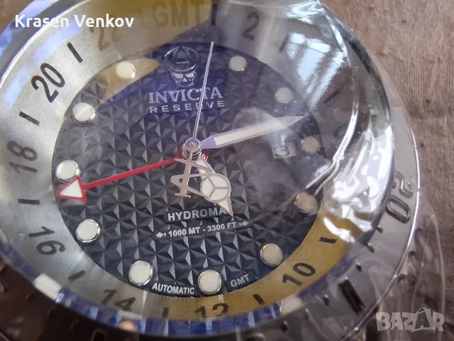 Invicta Резерв про дайвър Hydromax GMT автоматичен , снимка 12 - Мъжки - 47542448