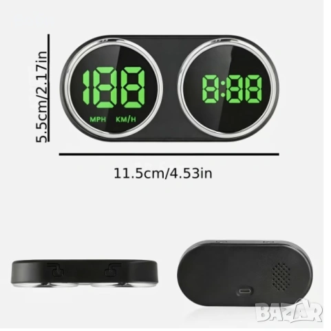 Скоростомер - километраж GPS измерване-часовник и аларми, снимка 13 - Аксесоари и консумативи - 52363063