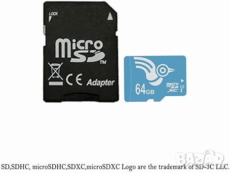 Micro SD картa 64GB  Class 10 , снимка 3 - Резервни части за телефони - 46506856