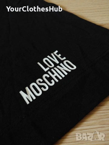 Love Moschino I DON'T SWEAT I Sparkle 38 (S/M) size Дамска тениска, снимка 5 - Тениски - 53736838