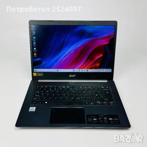 Acer Aspire 5/14” FHD IPS/i5-10210U/256GB NVMe/8GB DDR4, снимка 3 - Лаптопи за работа - 47442556