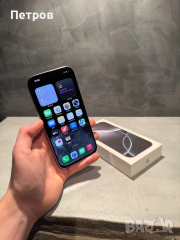 КАТО ЧИСТО НОВ Iphone 16 Pro White Titanium, 90% батерия, снимка 7 - Apple iPhone - 54159661