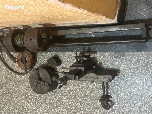 Продавам малък струг 80см