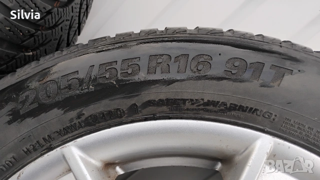 Оргинални джанти за фолцваген с добри зимни гуми, снимка 3 - Гуми и джанти - 53696169