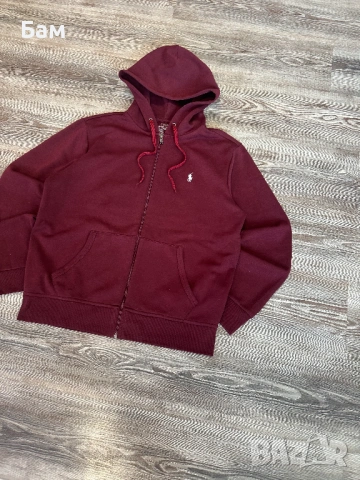Оригинално мъжко горнище с цип Polo Ralph Lauren размер М, снимка 3 - Спортни дрехи, екипи - 54149917