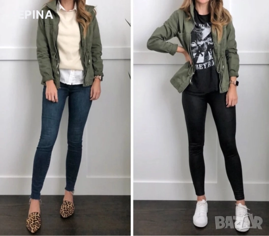 Милитъри яке Bershka, снимка 2 - Якета - 51868889