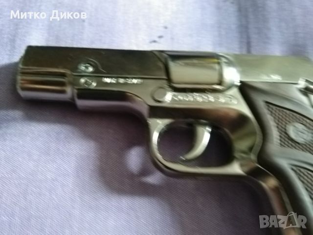Пистолет нов детски с 8 капси Гонер метален  Испания 165мм, снимка 2 - Други - 45389706