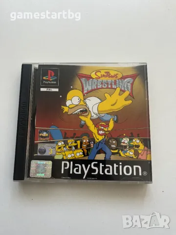 The Simpsons Wrestling за PS1, снимка 1 - Игри за PlayStation - 49347866