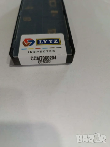 Комплект от 10 стругарски пластини LYYZ CCMT060204 US6020 Carbide, снимка 3 - Стругове - 53861516