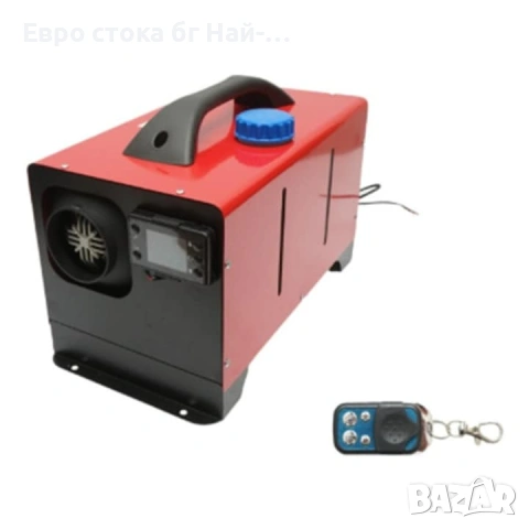 Стационарен нагревател THOR, с дистанционно управление, LCD дисплей, 375x140x150mm