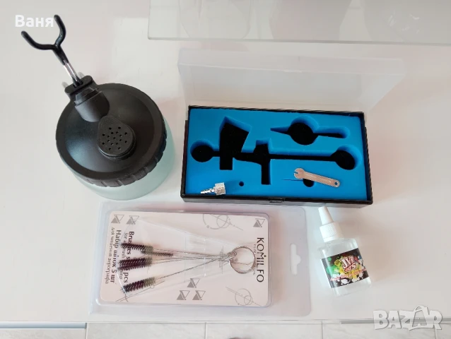 Аерограф Komilfo , снимка 2 - Педикюр и маникюр - 50849346