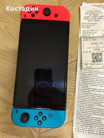 Nintento switch oled red+case 